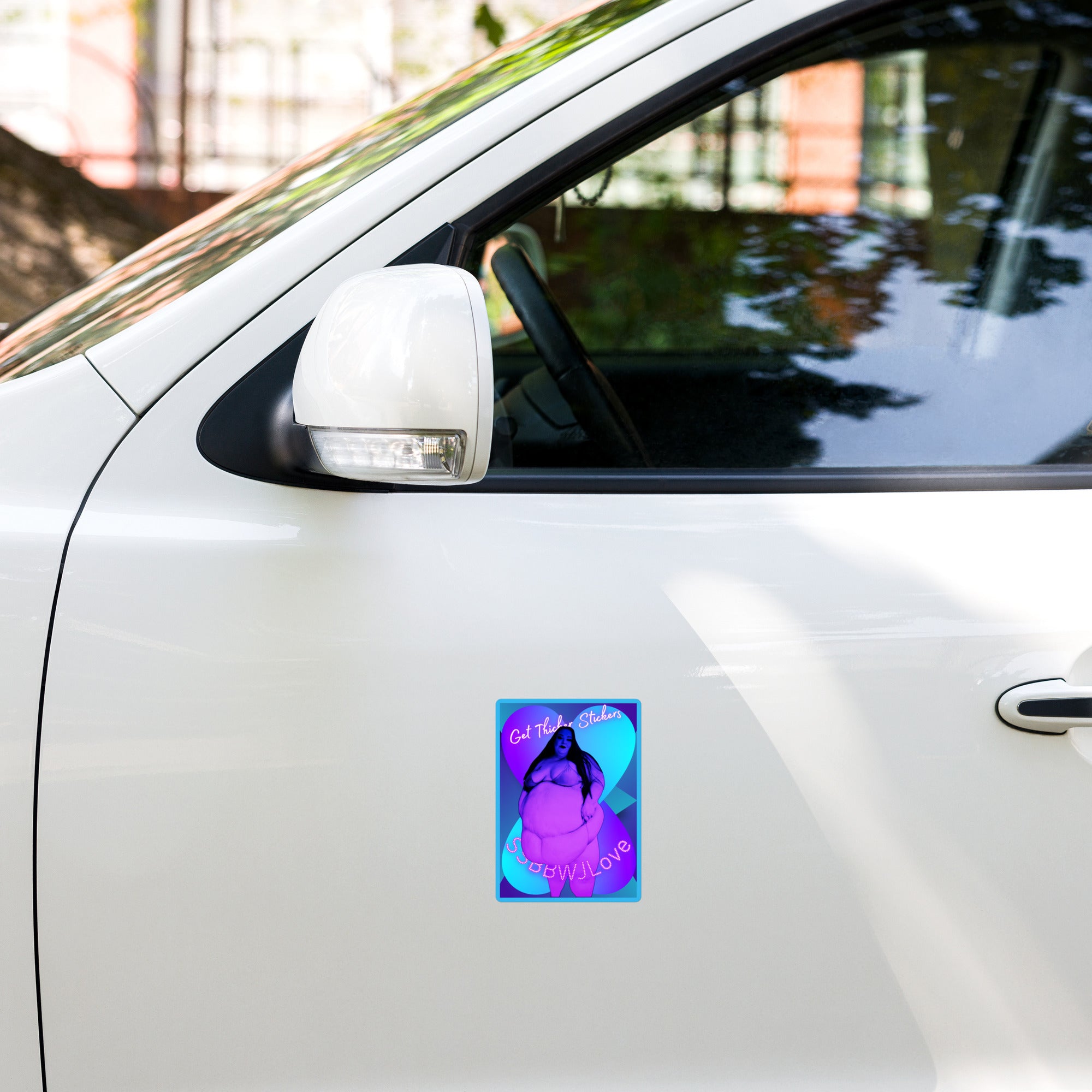 SSBBW JLove x Get Thicker Sickers Collab Sticker – Certified Officially the Fattest Belly