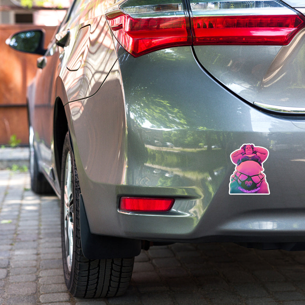 ThatFatGemini x Get Thicker Stickers Collab SSBBW Lingerie Kiss-Cut Sticker