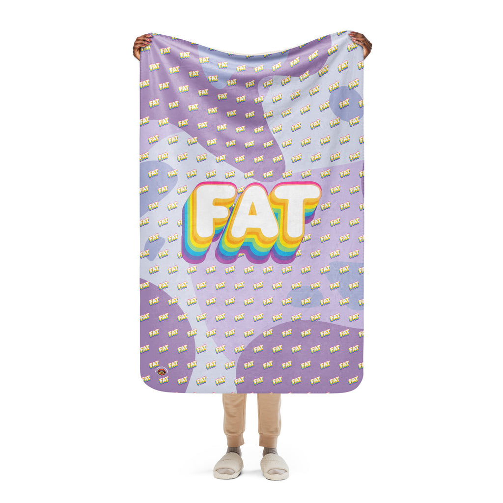 FAT Retro Sherpa Blanket