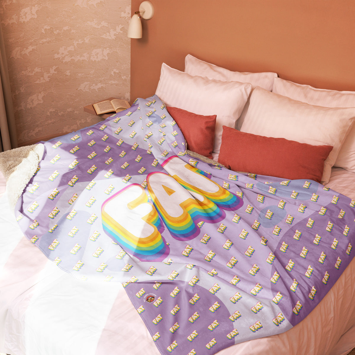 FAT Retro Sherpa Blanket