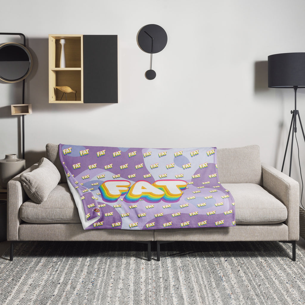 FAT Retro Throw Blanket